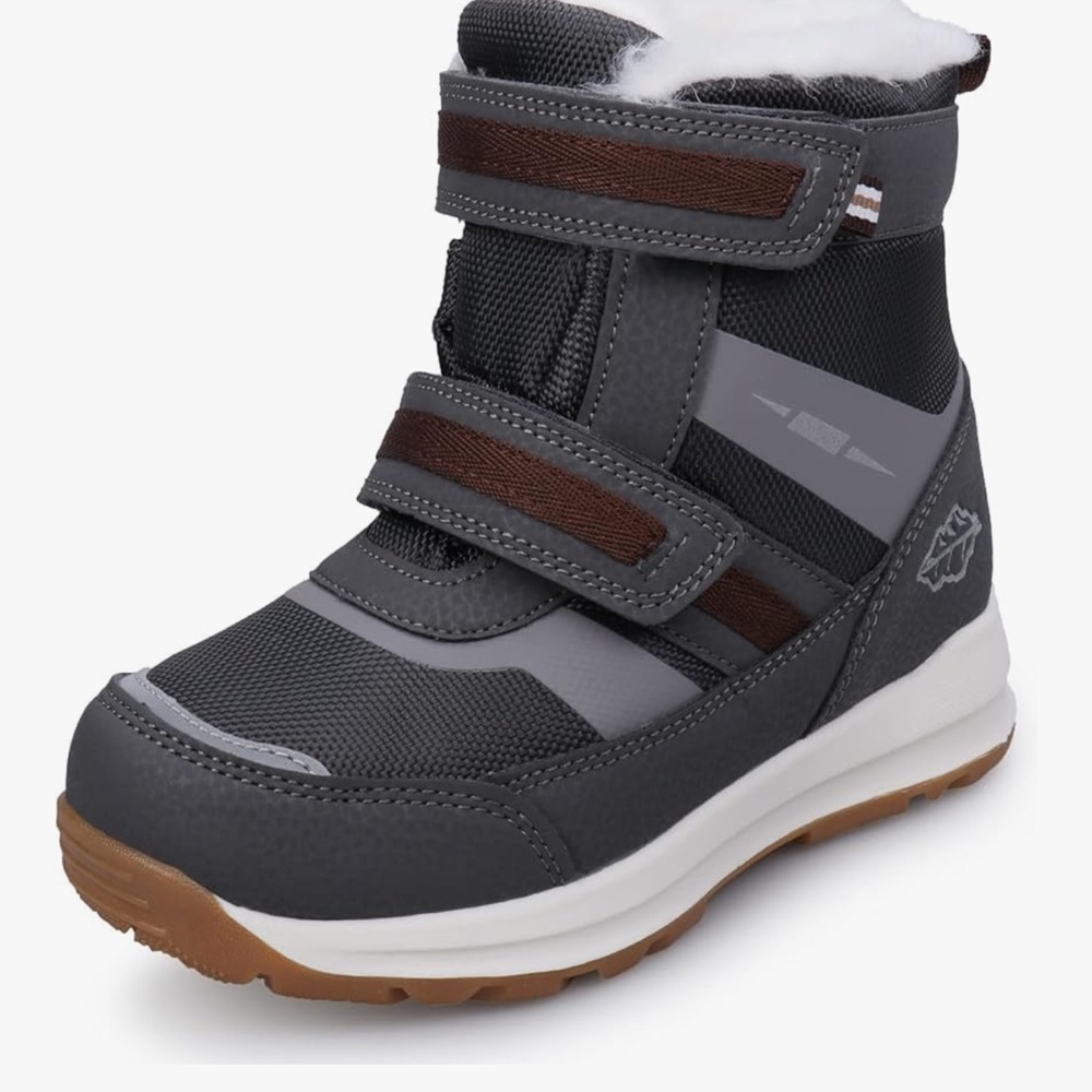 OVO Kids Boots in Gray and Brown